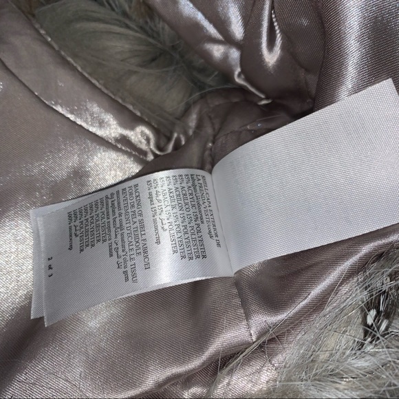 Bebe Faux Fur Feather Crop Vest Sz S - Picture 5 of 8